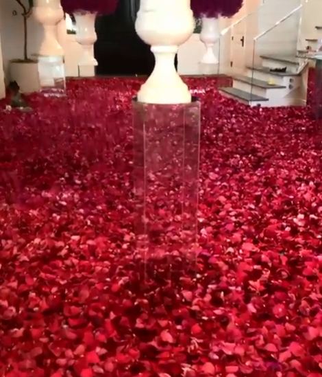 特拉维斯为凯莉-詹纳庆祝22岁生日 豪宅变玫瑰园（凯莉·詹娜特拉维斯）