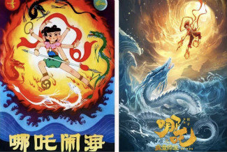 "魔童"已攫金12亿 40年前闹海的哪吒有新动作吗？（哪吒魔童动画片）